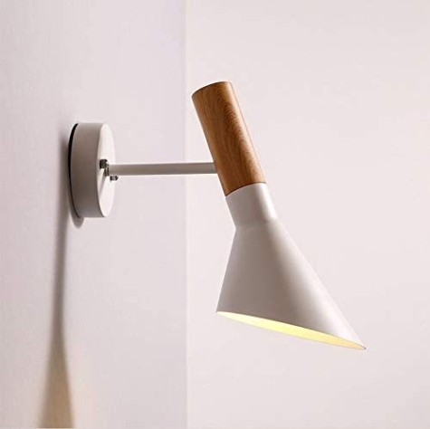 LUMINARIA DE PARED MODERNO METAL BLANCO