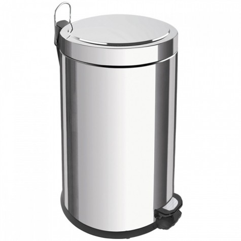 BASURERO LUJO INOX PEDAL 12L JM-H12L