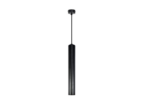 LUMINARIA COLGANTE TUBO L30CM NEGRO