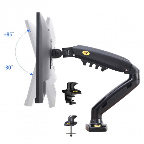 SOPORTE P/MONITOR MÓVIL GIRATORIO 17-30" 9KG