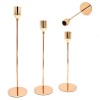 Thumbnail DECORACIÓN PORTAVELAS DE METAL DORADO 3PCS 23,27,32CM0