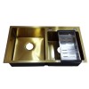 Thumbnail PILETA COCINA DOBLE INOX 201 - 82X45 DORADO0
