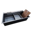 Thumbnail PILETA COCINA INOX 201 - 82X45 GRIS0
